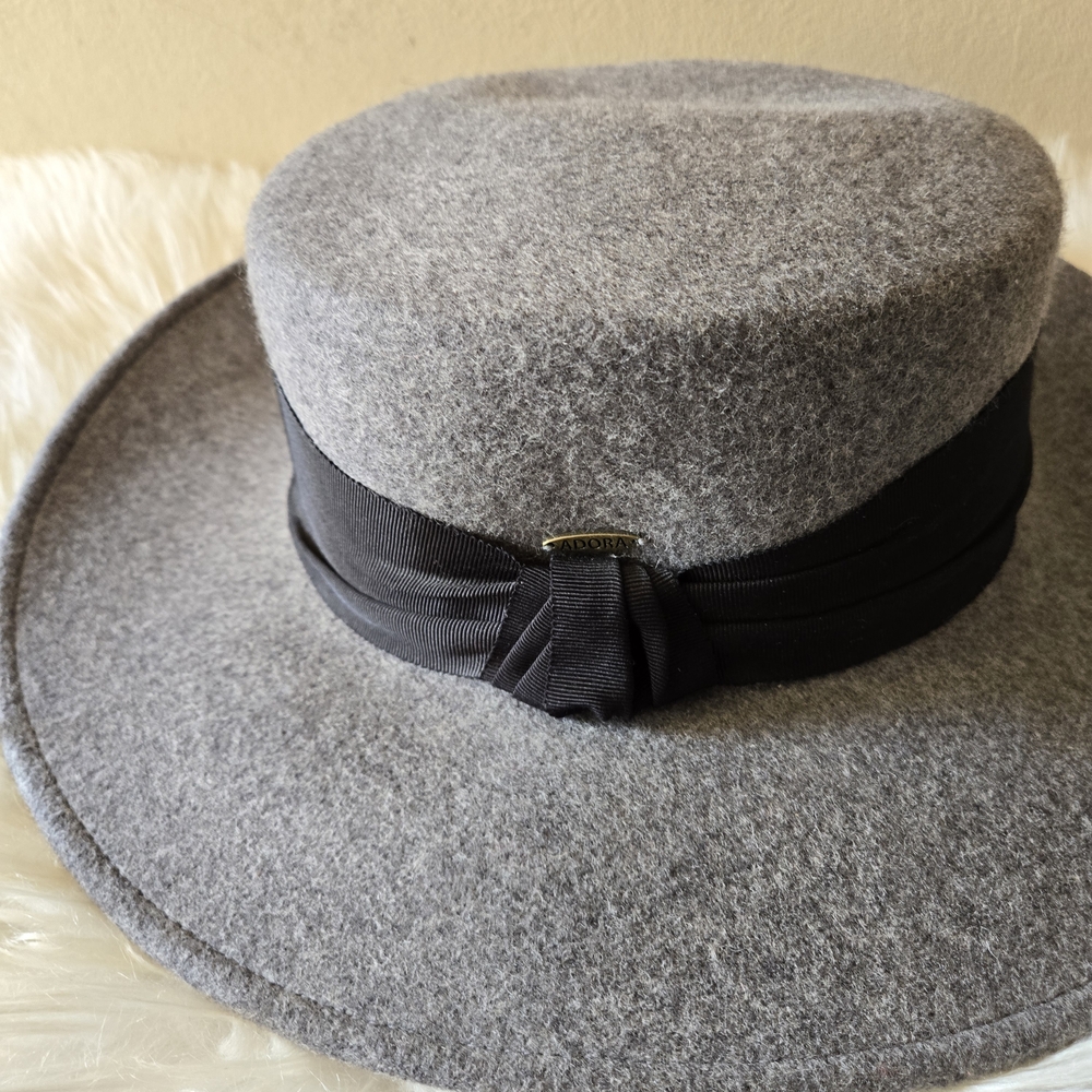 Adora Elegant Gray Women's Hat